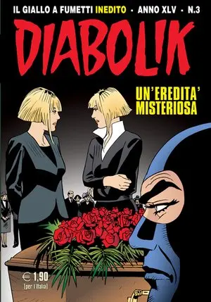 Copertina di DIABOLIK · 709 — Un'eredità misteriosa