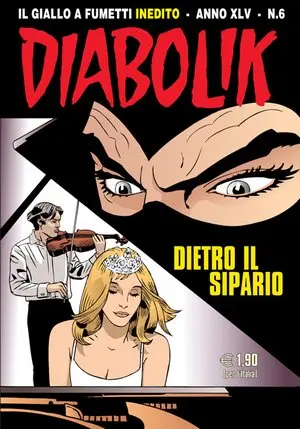Copertina di DIABOLIK · 712 — Dietro il sipario