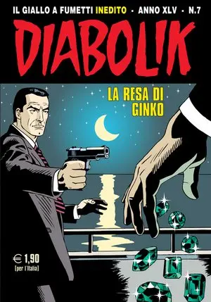Copertina di DIABOLIK · 713 — La resa di Ginko