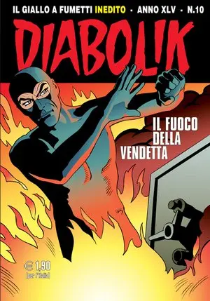Copertina di DIABOLIK · 716 — Il fuoco della vendetta