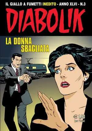 Copertina di DIABOLIK · 721 — La donna sbagliata