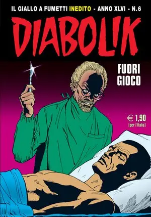 Copertina di DIABOLIK · 724 — Fuori gioco