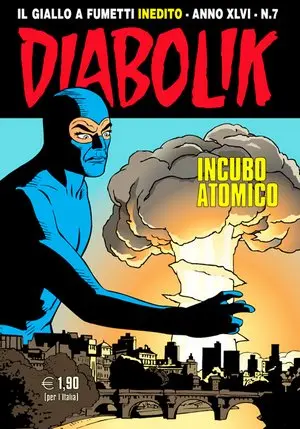 Copertina di DIABOLIK · 725 — Incubo atomico