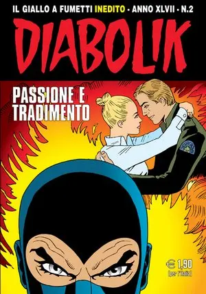 Copertina di DIABOLIK · 732 — Passione e tradimento