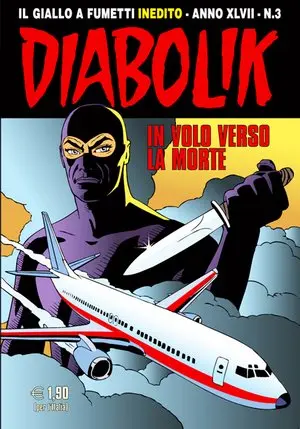 Copertina di DIABOLIK · 733 — In volo verso la morte