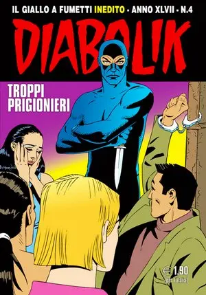 Copertina di DIABOLIK · 734 — Troppi prigionieri