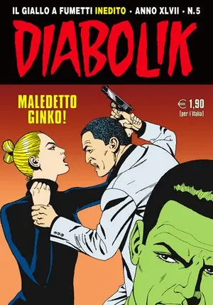 Copertina di DIABOLIK · 735 — Maledetto Ginko!