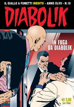 Copertina di DIABOLIK · 740 — In fuga da Diabolik
