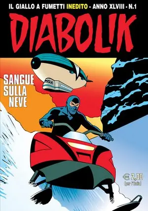 Copertina di DIABOLIK · 743 — Sangue sulla neve