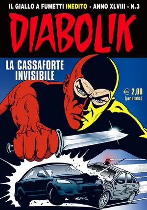 Copertina di DIABOLIK · 745 — La cassaforte invisibile