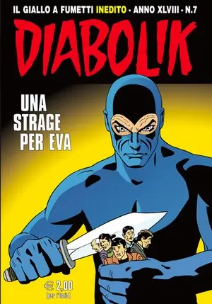 Copertina di DIABOLIK · 749 — Una strage per Eva