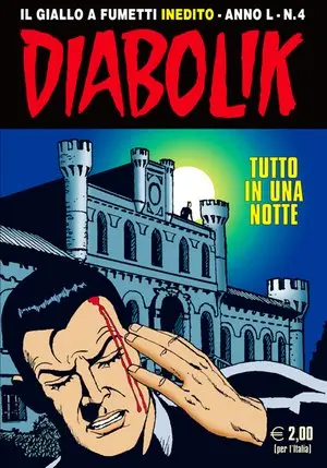 Copertina di DIABOLIK · 770 — Tutto in una notte