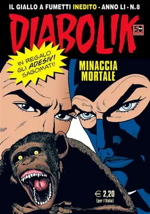 Copertina di DIABOLIK · 786 — Minaccia mortale