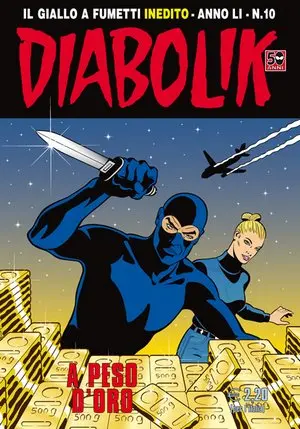 Copertina di DIABOLIK · 788 — A peso d'oro