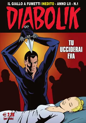 Copertina di DIABOLIK · 791 — Tu ucciderai Eva
