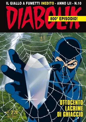 Copertina di DIABOLIK · 800 — Ottocento lacrime di ghiaccio