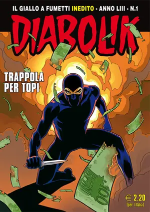 Copertina di DIABOLIK · 803 — Trappola per topi