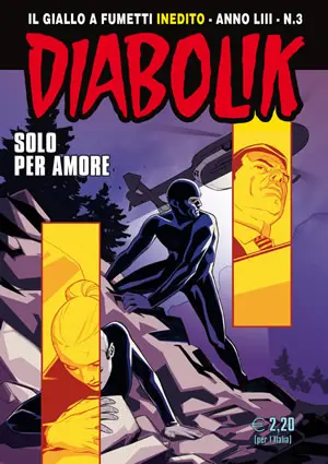 Copertina di DIABOLIK · 805 — Solo per amore