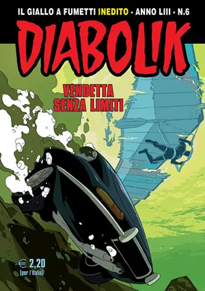Copertina di DIABOLIK · 808 — Vendetta senza limiti