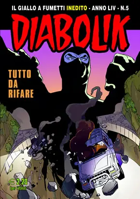 Copertina di DIABOLIK · 819 — Tutto da rifare