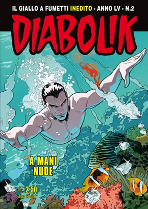 Copertina di DIABOLIK · 828 — A mani nude