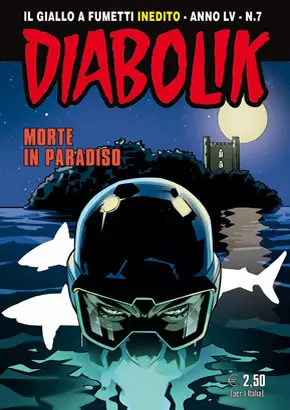 Copertina di DIABOLIK · 833 — Morte in paradiso