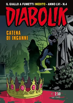 Copertina di DIABOLIK · 842 — Catena di inganni