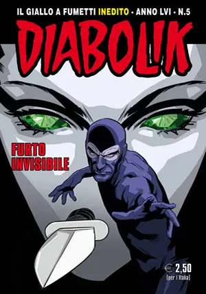 Copertina di DIABOLIK · 843 — Furto invisibile
