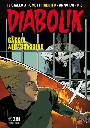 Copertina di DIABOLIK · 844 — Caccia all'assassino