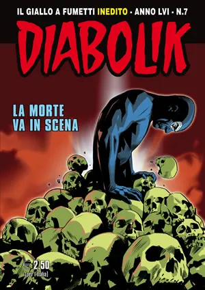 Copertina di DIABOLIK · 845 — La morte va in scena