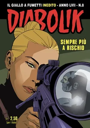 Copertina di DIABOLIK · 858 — Sempre più a rischio