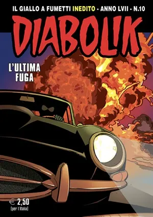 Copertina di DIABOLIK · 860 — L'ultima fuga