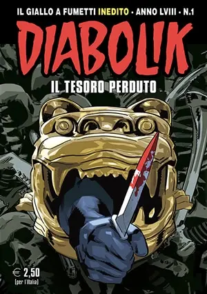 Copertina di DIABOLIK · 863 — Il tesoro perduto