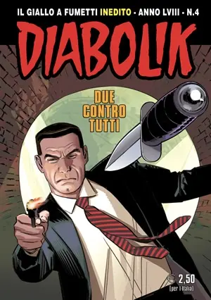 Copertina di DIABOLIK · 866 — Due contro tutti
