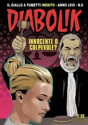 Copertina di DIABOLIK · 871 — Innocente o colpevole?