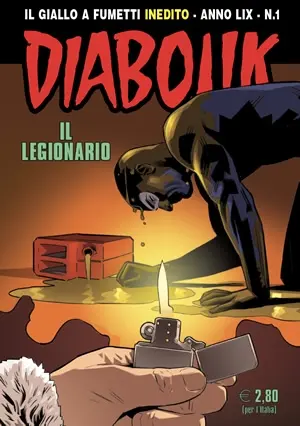 Copertina di DIABOLIK · 875 — Il legionario