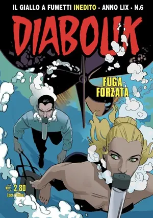 Copertina di DIABOLIK · 880 — Fuga forzata