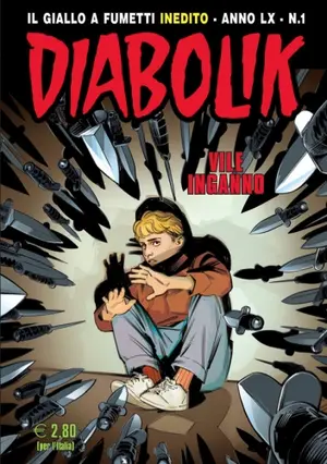 Copertina di DIABOLIK · 887 — Vile inganno