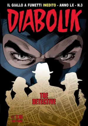 Copertina di DIABOLIK · 889 — Tre detective
