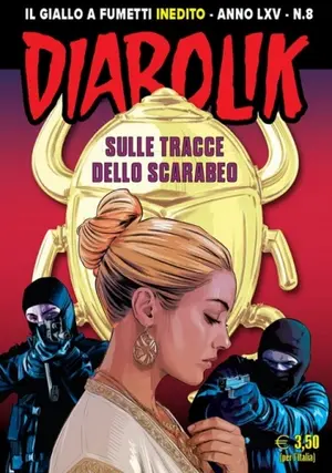 Copertina di DIABOLIK · 954 — Sulle tracce dello scarabeo