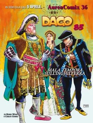 Copertina di AUREACOMIX · 36 — Dago, vol 85: Mala tempora sull'Inghilterra