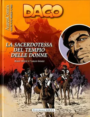 Copertina di AUREACOMIX · 82 — Dago, vol 110: La sacerdotessa del tempio delle donne
