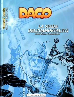 Copertina di AUREACOMIX · 104 — Dago, vol 125: La spada dell'immortalità