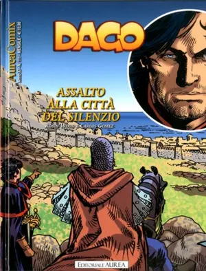 Copertina di AUREACOMIX · 111 — Dago, vol 131: Assalto alla città del silenzio