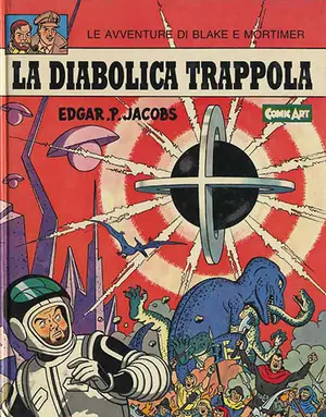 Copertina di GRANDI EROI · VOL. 4 — Blake e Mortimer 1: La diabolica trappola