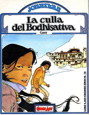 Copertina di GRANDI EROI · VOL. 16 — Jonathan 1: La culla del Bodhisattva