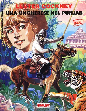 Copertina di GRANDI EROI · VOL. 17 — Lester Cockney 4: Una ungherese nel Punjab