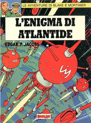 Copertina di GRANDI EROI · VOL. 21 — Blake e Mortimer 6: L'enigma di Atlantide