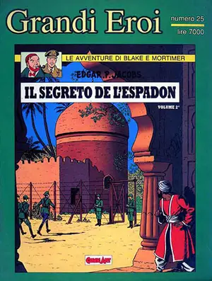 Copertina di GRANDI EROI · VOL. 25 — Blake e Mortimer 9: Il segreto dell'Espadon 2