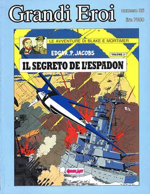 Copertina di GRANDI EROI · VOL. 26 — Blake e Mortimer 10: Il segreto dell'Espadon 3